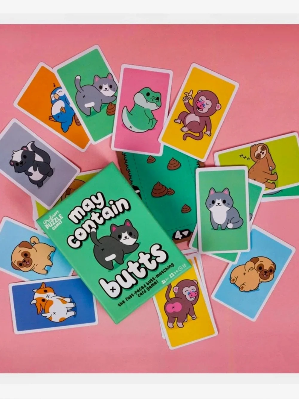 Professor Puzzle Games - May Contain Butts Card Game 🆕